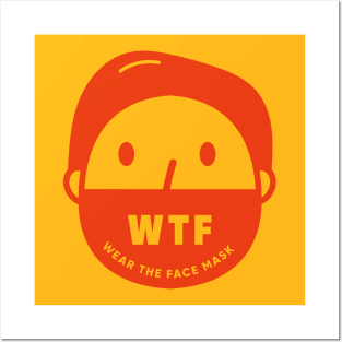 Wear the Face Mask | Male Posters and Art